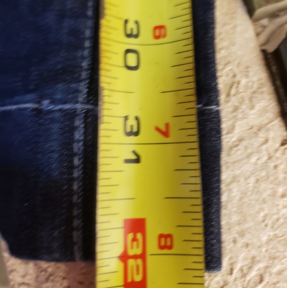 Express X2 Dark Wash Wide Leg Jeans - Picture 7 of 7